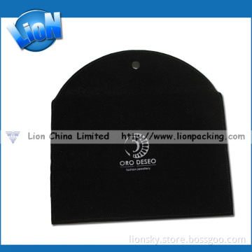 Logo Design Print Velvet Pouch Jewelry Package on Sale